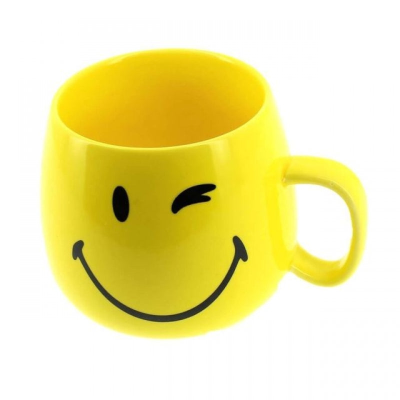 Cana Smiley Forever (breakfast ceramic cup) din portelan