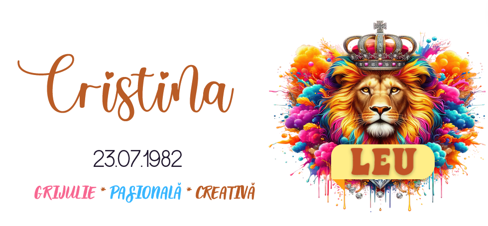 Cana zodiac LEU personalizata cu text poze sau mesaj LEU117