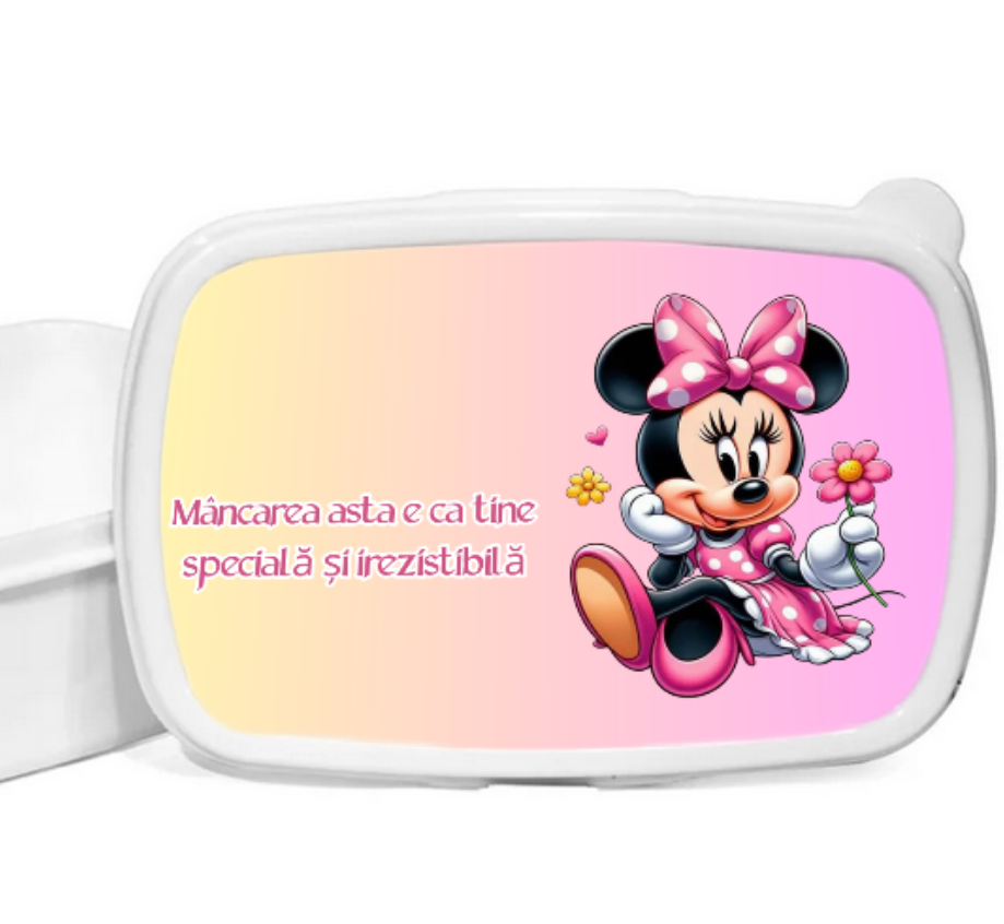 Lunchbox Caserola personalizata cu personaj și nume pentru sandwich Back to school SN202