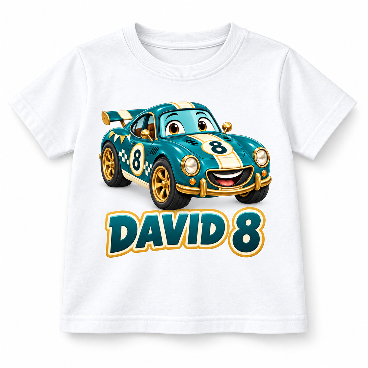Campionul Elegant – tricou pe fundal alb