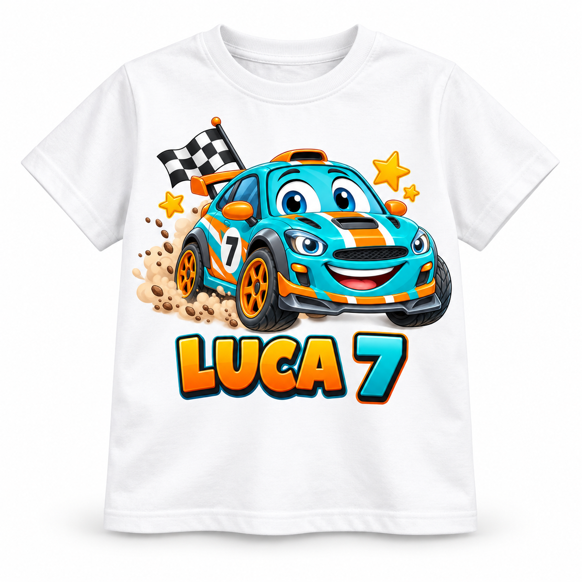 Campionul Turcoaz – tricou pe fundal alb
