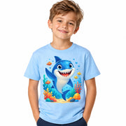 Tricou băieți Rechin Haios – Prietenul Oceanului – imagine 1