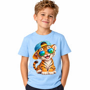 Tricou băieți Tigru Cool – Aventură Urbană – imagine 1
