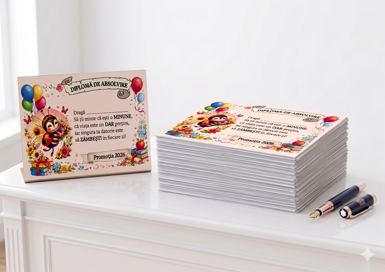 Diplome Școlare Personalizate pentru Absolventi de scoala sau gradinita