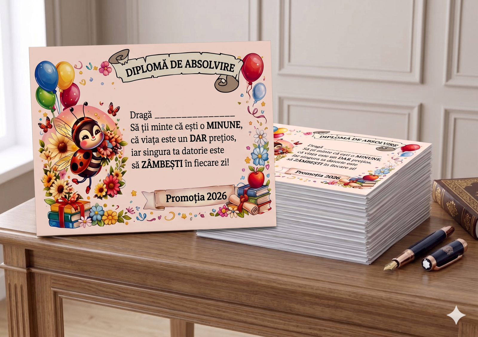 Diplome Școlare Personalizate pentru Absolventi de scoala sau gradinita