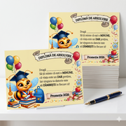 Diplome Școlare Personalizate pentru Absolventi de scoala sau gradinita