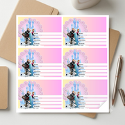Etichete Școlare cu Nume Frozen– Stickere Autoadezive pentru Copii ❤️ E-Cadou.com - e-CADOU