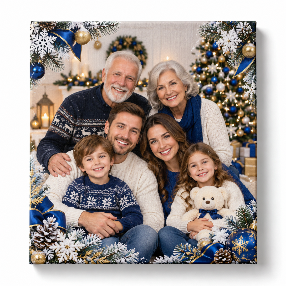 Tablou canvas personalizat de Craciun 15 - imagine principala pe fundal alb