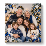Tablou canvas personalizat de Craciun 15 - imagine principala pe fundal alb