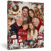 Tablou canvas personalizat de Craciun 19 - imagine principala pe fundal alb