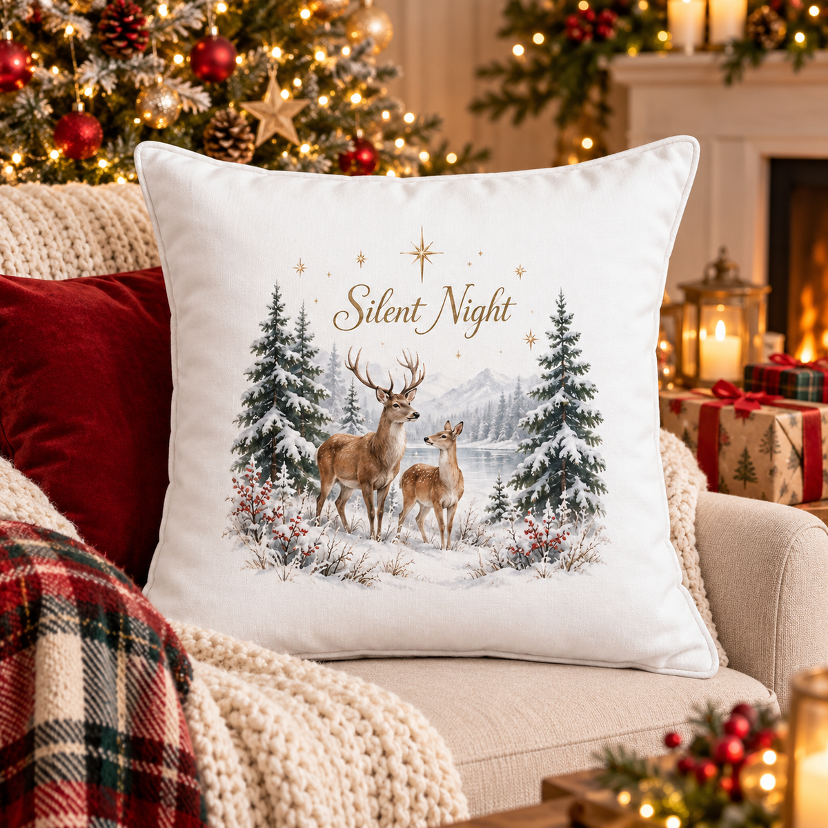 Perna decorativa de Craciun pentru adulti AD16 - decor festiv