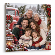 Tablou canvas personalizat de Craciun 11 - imagine principala pe fundal alb