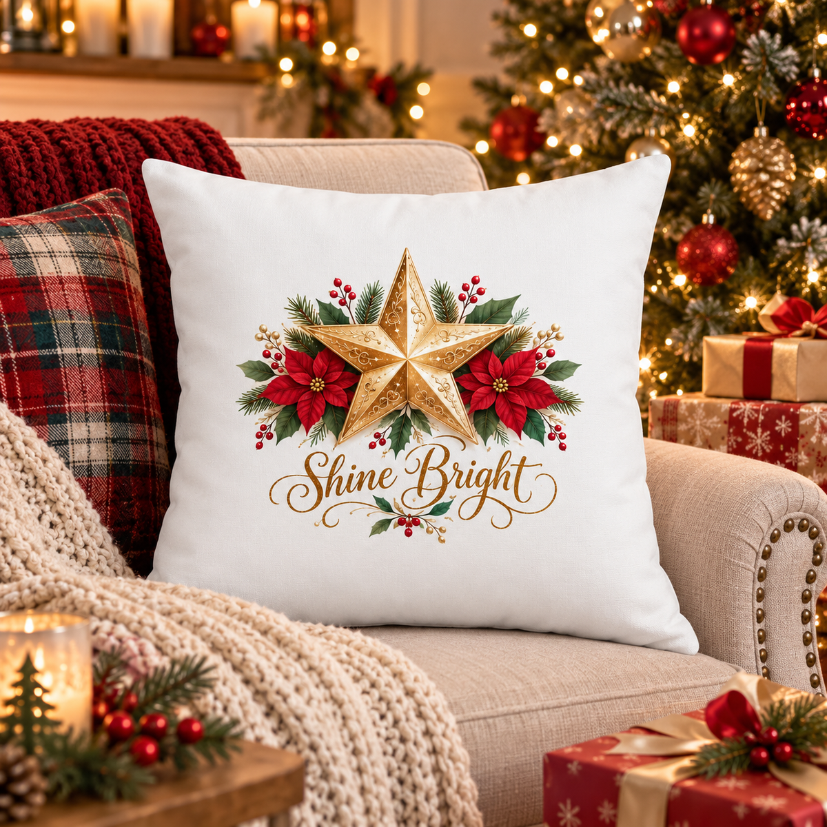 Perna decorativa de Craciun pentru adulti AD09 - decor festiv