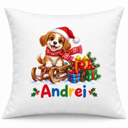 Perna decorativa de Craciun pentru copii cu numele Andrei - imagine principala pe fundal alb