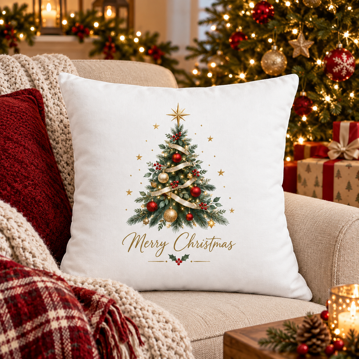 Perna decorativa de Craciun pentru adulti AD20 - decor festiv