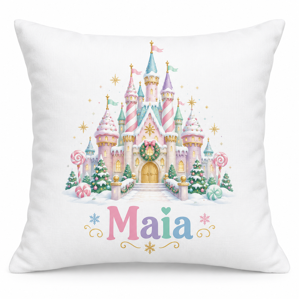 Perna decorativa de Craciun pentru copii cu numele Maia - imagine principala pe fundal alb