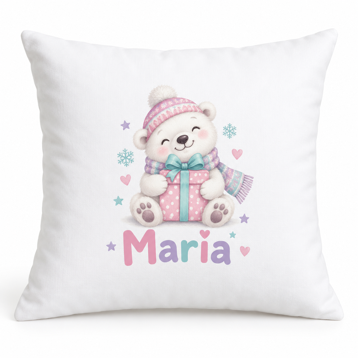 Perna decorativa de Craciun pentru copii cu numele Maria - imagine principala pe fundal alb