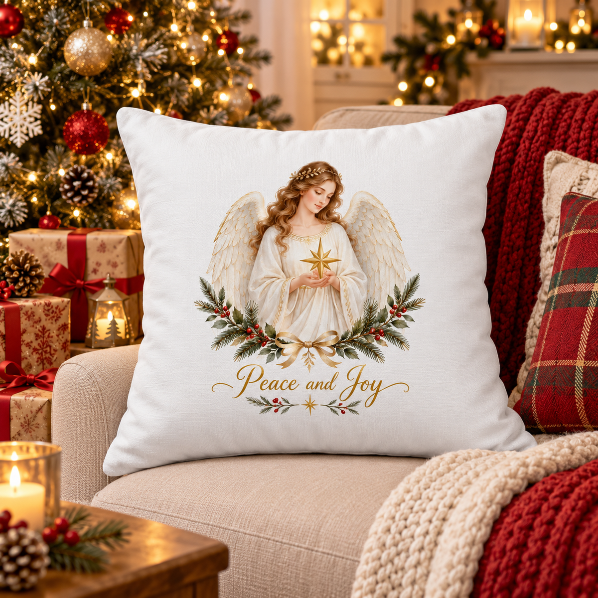 Perna decorativa de Craciun pentru adulti AD18 - decor festiv