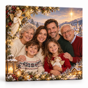 Tablou canvas personalizat de Craciun 18 - imagine principala pe fundal alb
