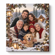 Tablou canvas personalizat de Craciun 16 - imagine principala pe fundal alb