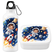 Set pentru gustare – Cutie sandwich + Sticluță de apă, Exploratorii Galactici – imagine 1