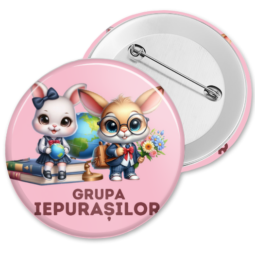Insigna personalizata pentru elevi sau absolvenți de scoala
