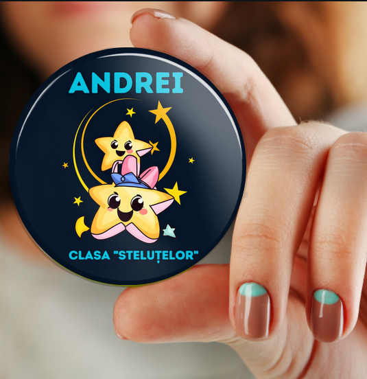 Insigna personalizata pentru elevi sau absolvenți de scoala