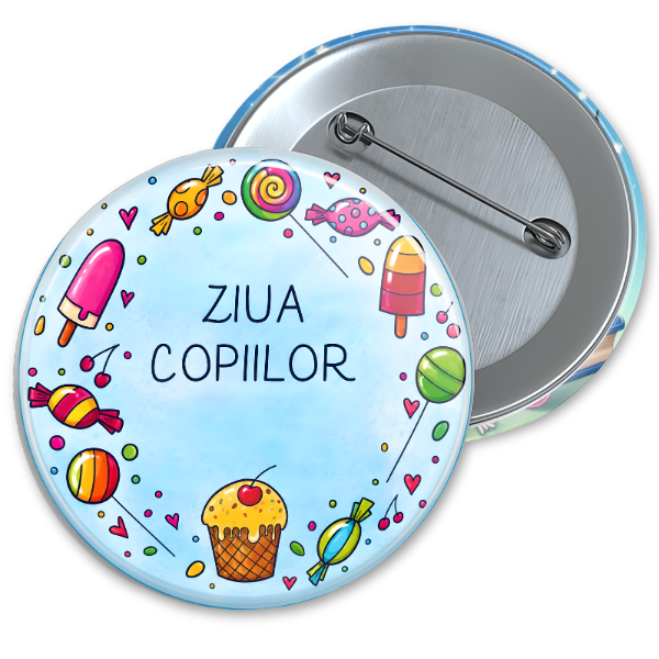 Insigna personalizata  Ziua Copiilor 1 iunie