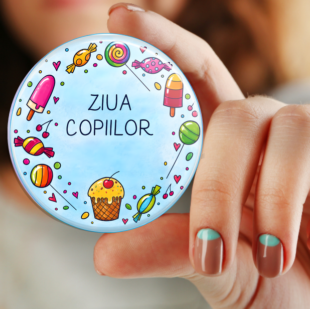 Insigna personalizata  Ziua Copiilor 1 iunie