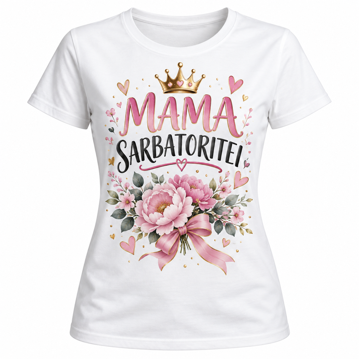 Tricou pentru mamă – Mama Sărbătoritei – imagine 3