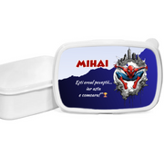 Lunchbox Caserola personalizata cu personaj și nume pentru sandwich