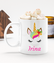 Cană pentru copii personalizată cu nume sau poza preferată cu tematică de Crăciun  Happy Rudolf AST20851