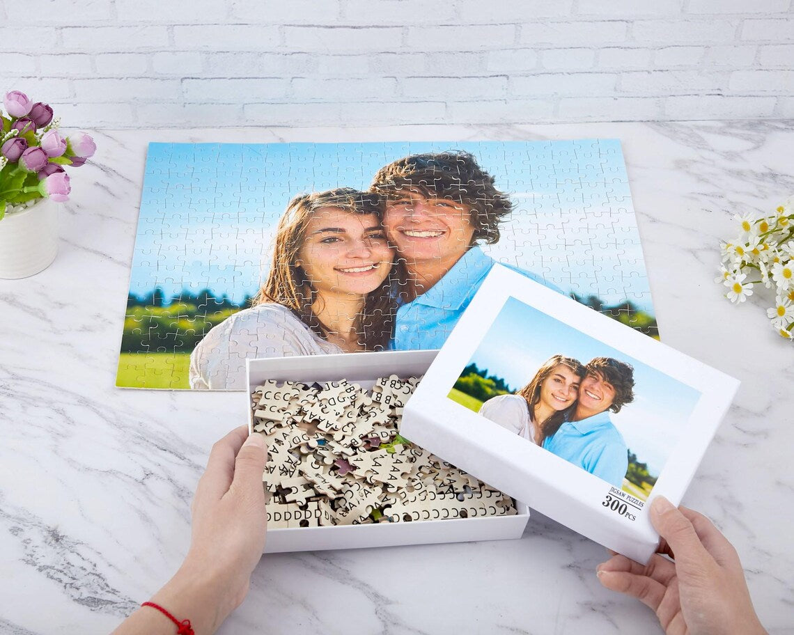 Puzzle personalizat cu o poză sau text pentru Valentine's Day  PZ001