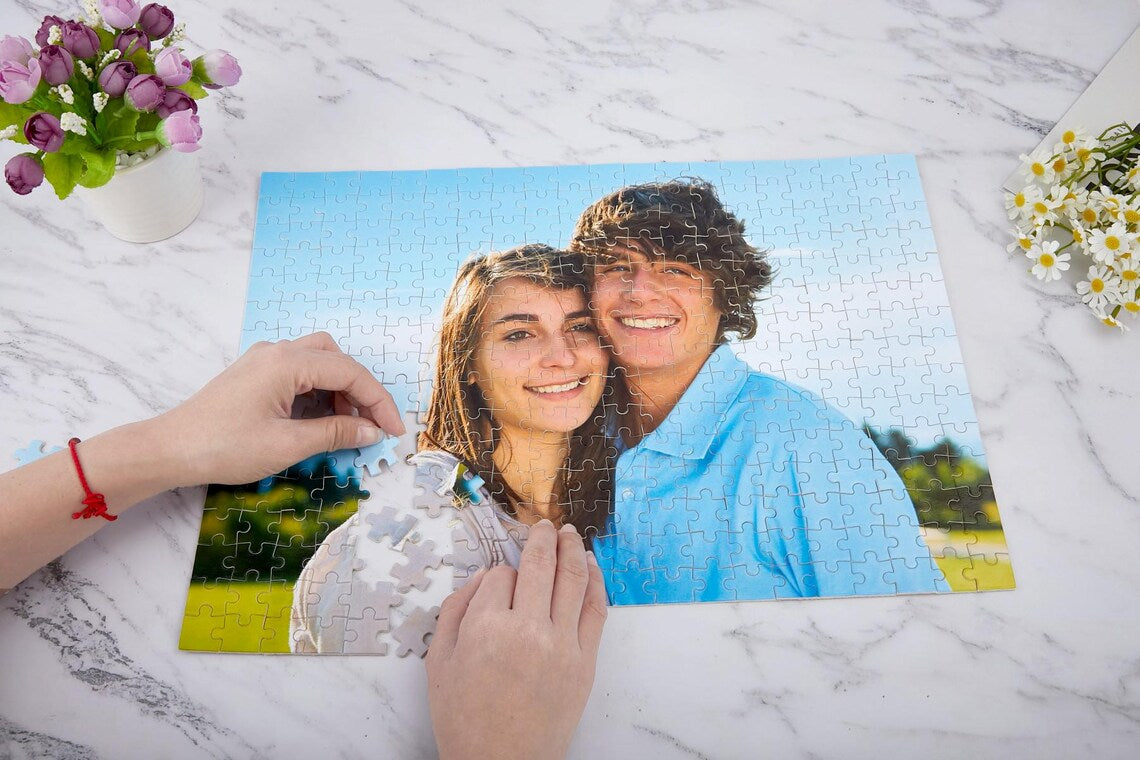 Puzzle personalizat cu o poză sau text pentru Valentine's Day  PZ001
