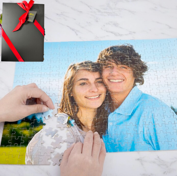 Puzzle personalizat cu o poză sau text pentru Valentine's Day  PZ001