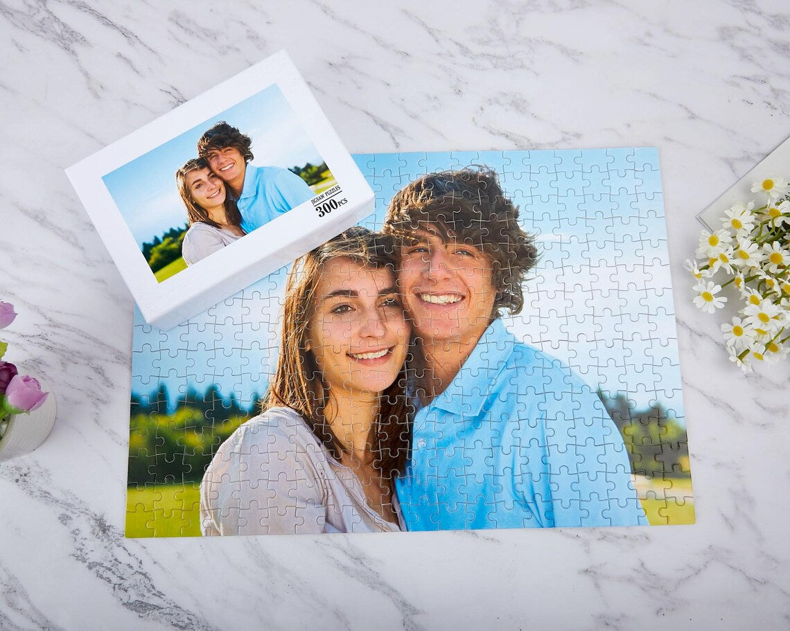 Puzzle personalizat cu o poză sau text pentru Valentine's Day  PZ001