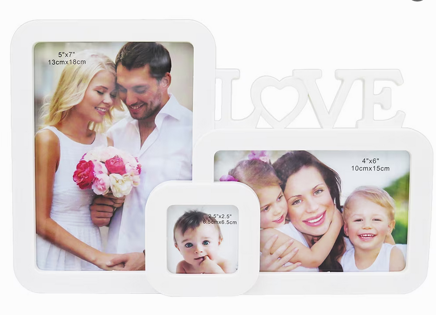 Rama foto colaj Love cu 3 poze  RT1026