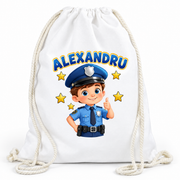 Saculet personalizat politist alexandru - imagine principala