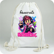 Săculeți Personalizați cu  Roblox  pentru Școală și Grădiniță | Cu Nume Copil | e-Cadou