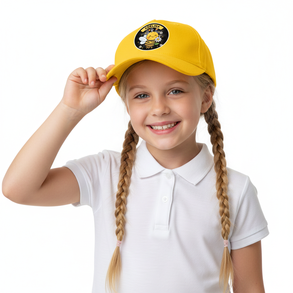 Sapca personalizata cu Albinute pentru scoala sau concursuri  ❤️ E-Cadou.com