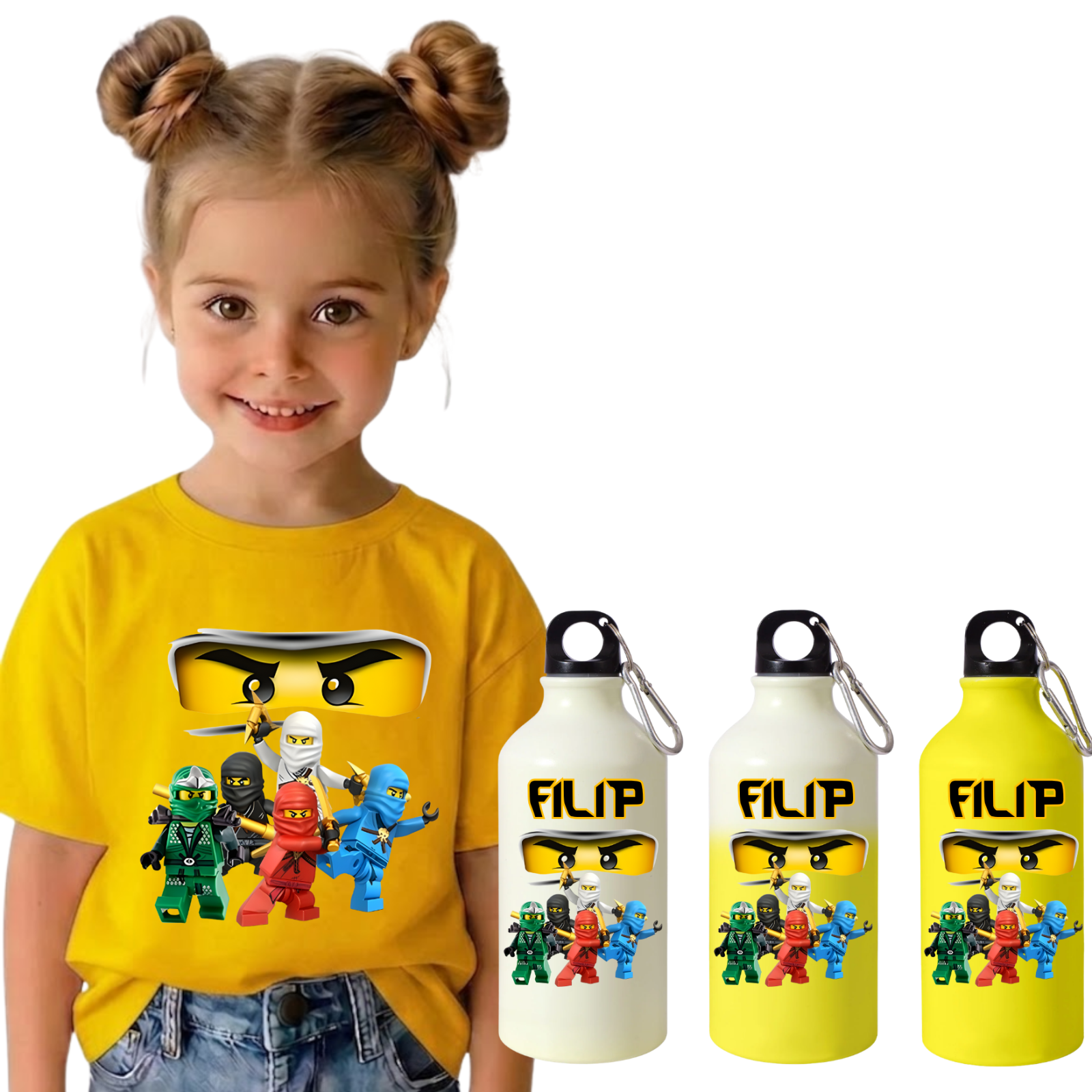 Set Back to School Tricou + Bidon de apa termosensibil la rece pentru copilul tău