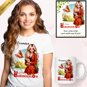 Set Cadou 3in1 Personalizat pentru Profesori la Clasa buburuzelor de 8 Martie