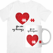 Set cana si tricou personalizate pentru ziua indragostitilor Valentines Day SVD3011
