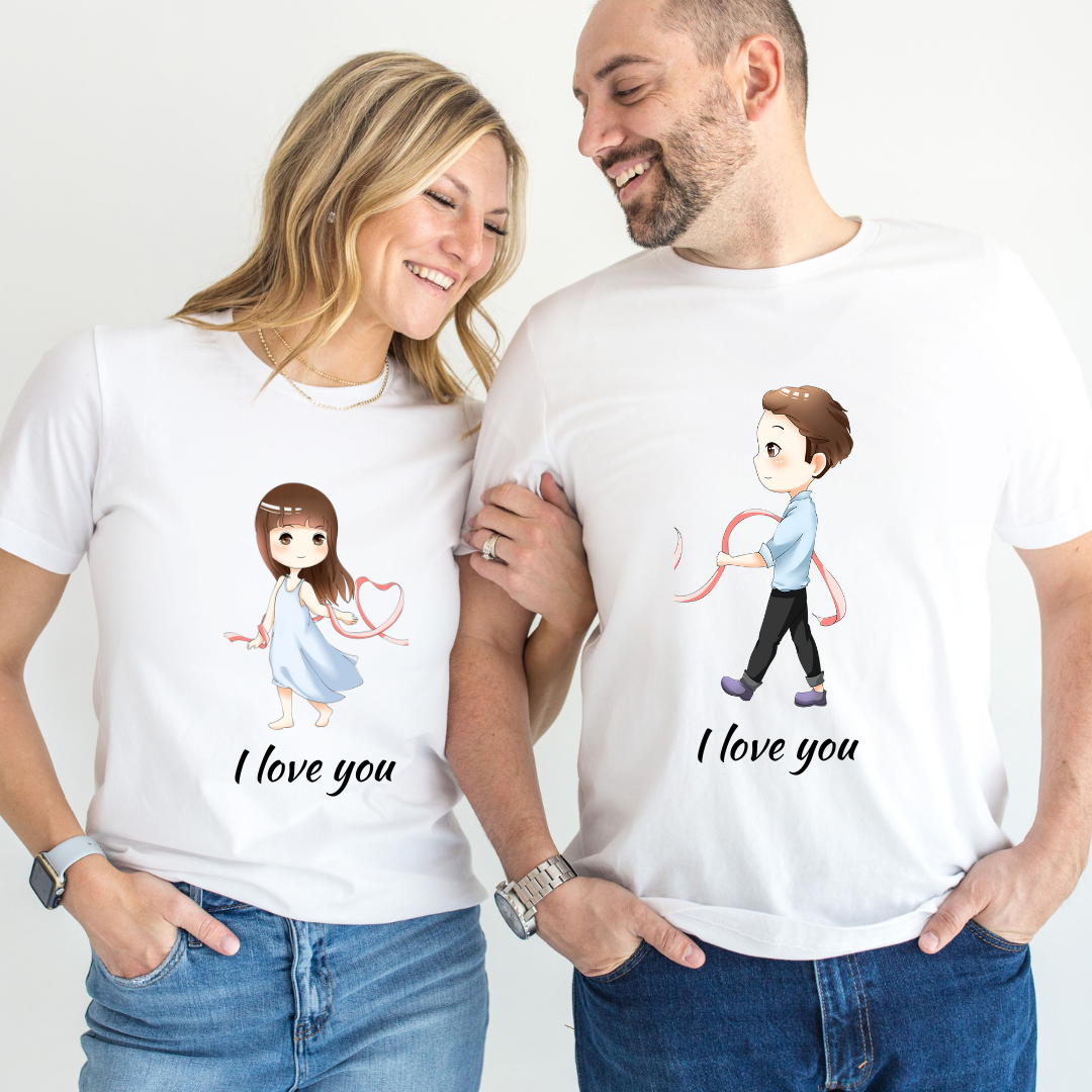 Set cana si tricou personalizate pentru ziua indragostitilor Valentines Day SVD3012