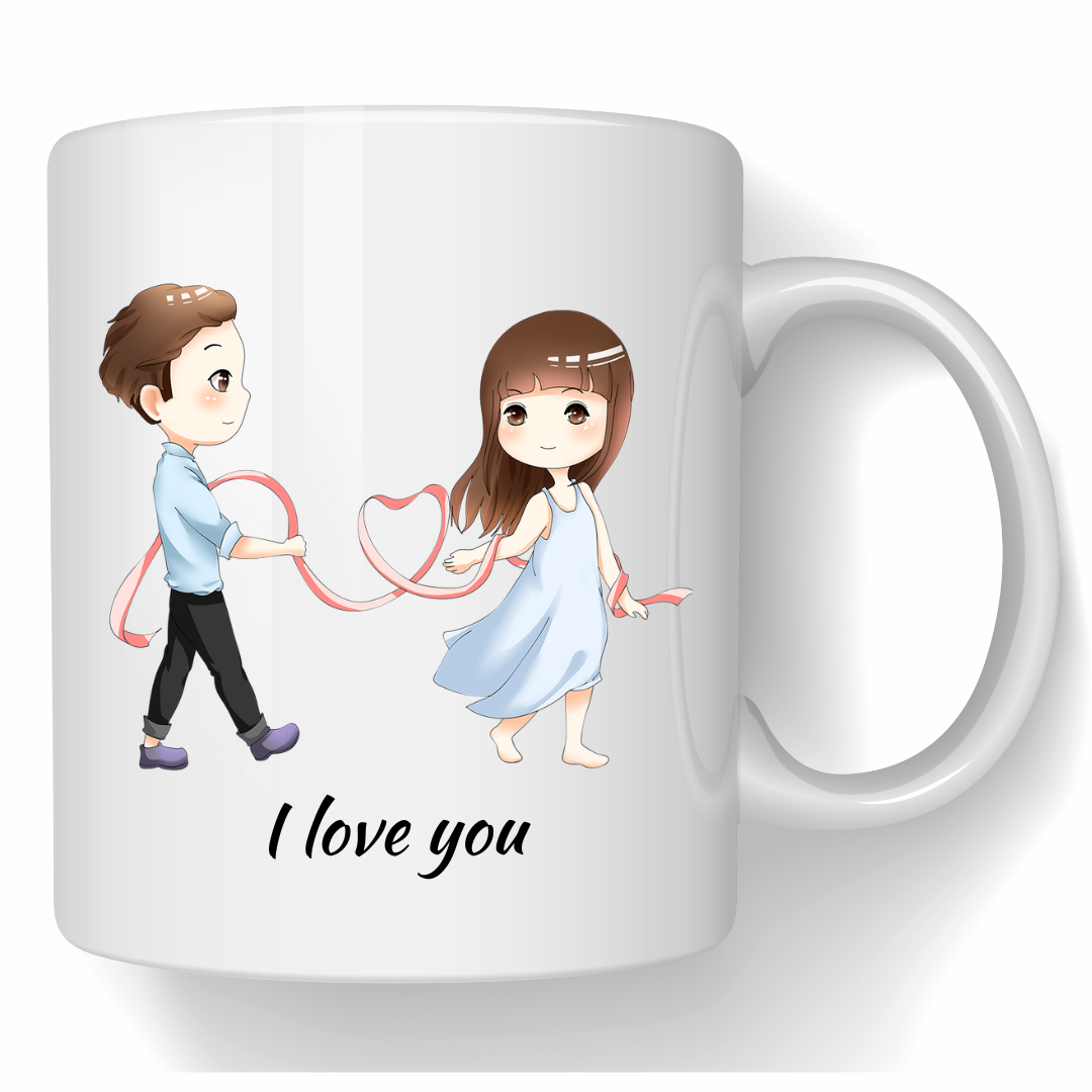 Set cana si tricou personalizate pentru ziua indragostitilor Valentines Day SVD3012