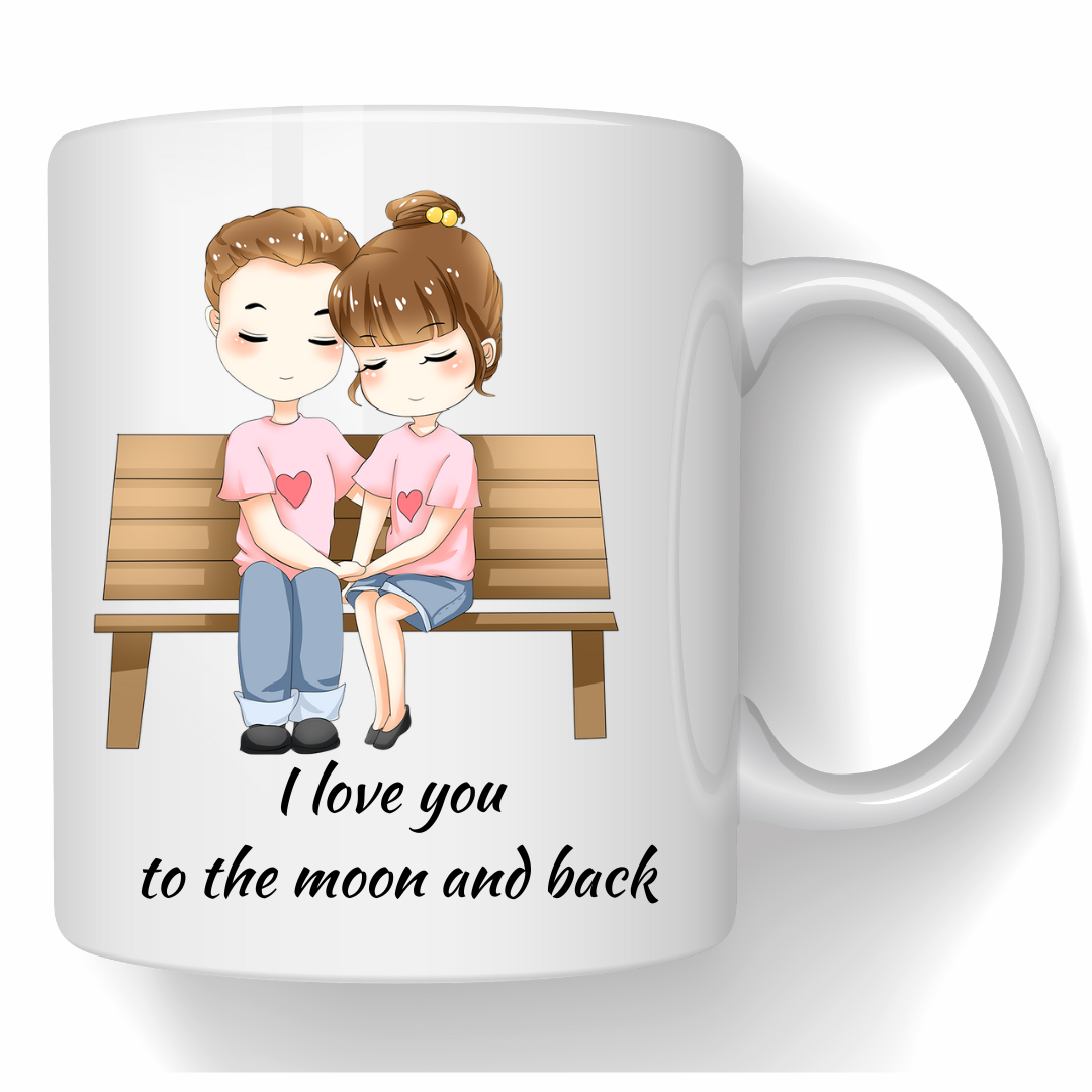 Set cana si tricou personalizate pentru ziua indragostitilor Valentines Day SVD3015