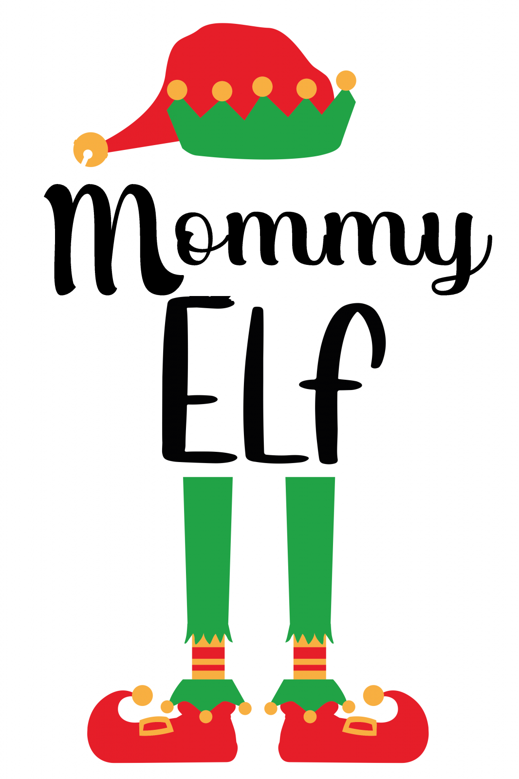 Set de tricouri personalizate Family mama, tata  si copii cu tematica de Craciun, Family Elf