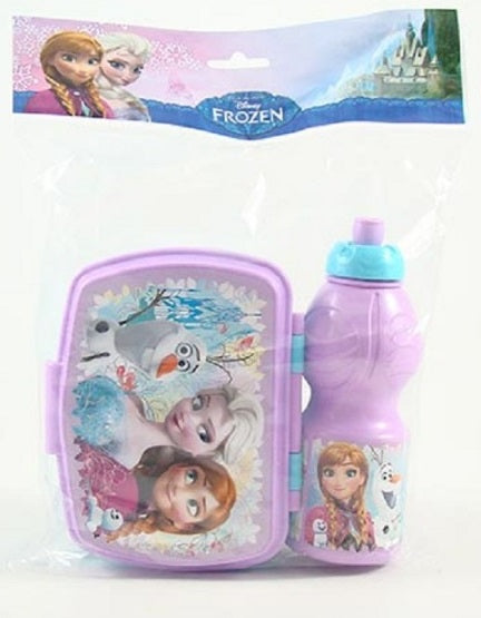 Set PREMIUM cutie sandwich si sticluta apa - FROZEN Gama Disney