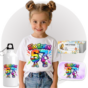 Set Promo Back to School Six Seven 67 – Tricou + Cutie + Bidon Personalizat pentru copilul tău