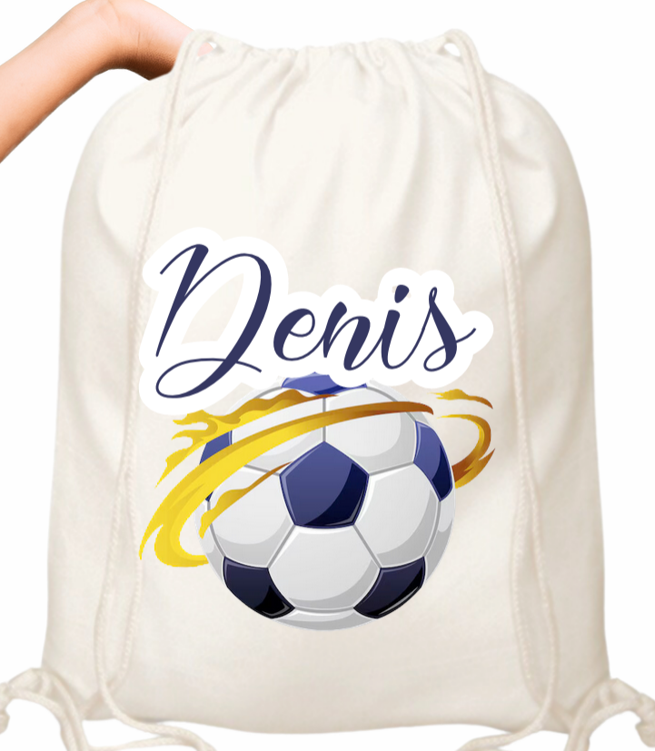 Set promotional Back to school prima zi de gradinita scoala din bumbac  fotbal ABS341
